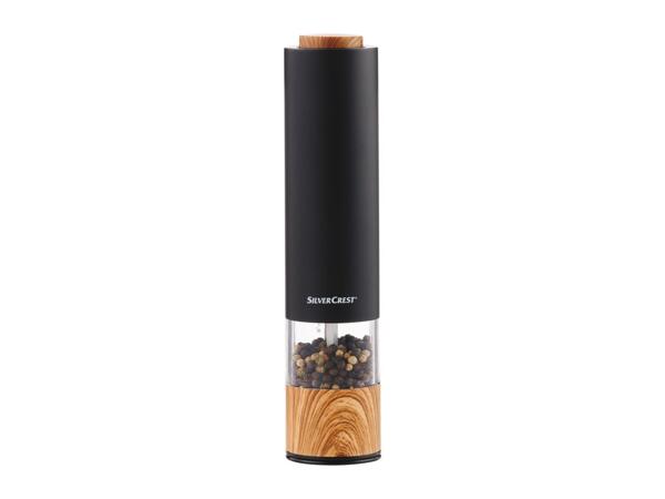 Silvercrest Kitchen Tools Electric Salt or Pepper Mill - Black