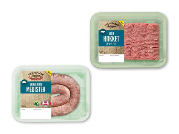 VILSTRUPGÅRD Hakket gris eller medister