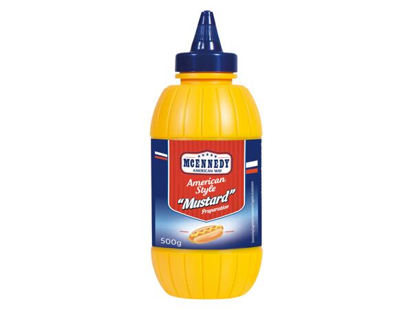 American style mustard preparation