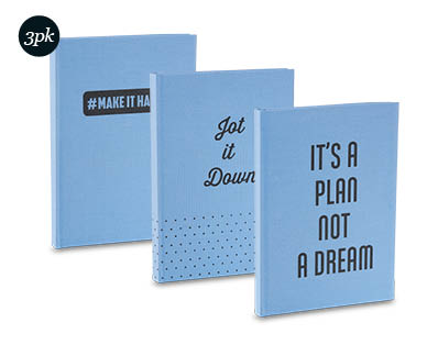 A5 Notebooks 3pk