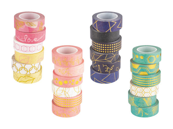 Ruban adhésif washi, 6 pièces