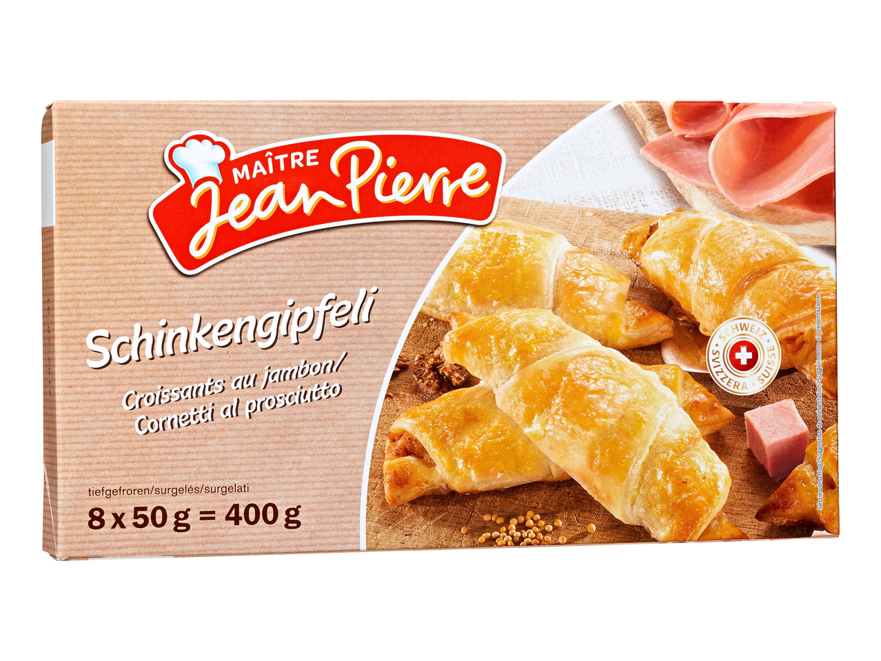 Croissants au jambon