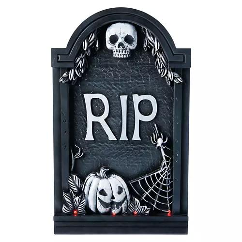 Indoor/Outdoor LED Tombstone - RIP