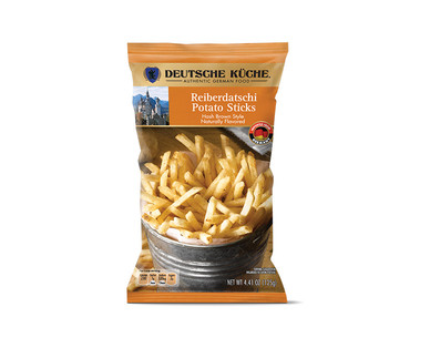Deutsche Küche Reiberdatschi or Alpenkräuter Potato Sticks