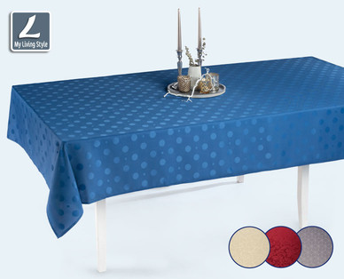 MY LIVING STYLE Jacquard-Tischdecke
