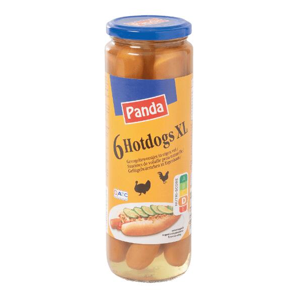 PANDA(R) 				Hotdogworsten, 6 st.