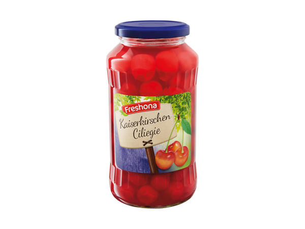 Cerises au sirop
