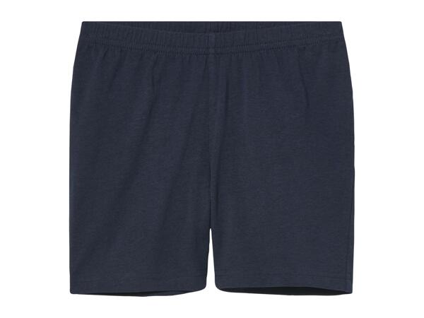 Lupilu Kids' Blue & Black Short Pyjama Set
