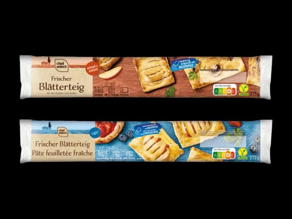 Frischer Blätterteig