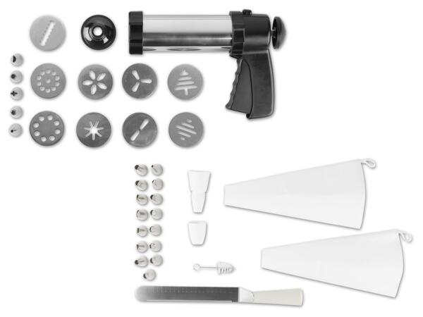 Gebäckpresse/Spritzbeutel-Set