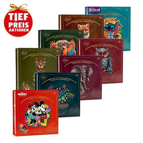 Premium Artefakt Holz Puzzle
