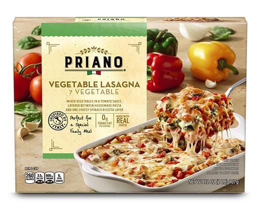 Priano 
 Vegetable Lasagna