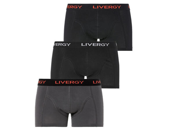 LIVERGY(R) Pánské boxerky, 3 kusy