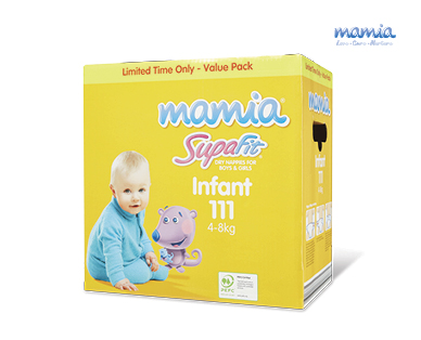 Infant Nappies Value Pack 111pk