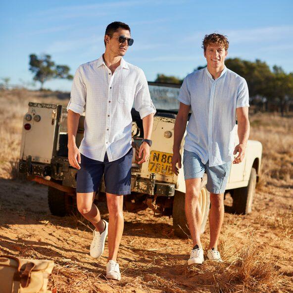 Chemise en lin pour hommes