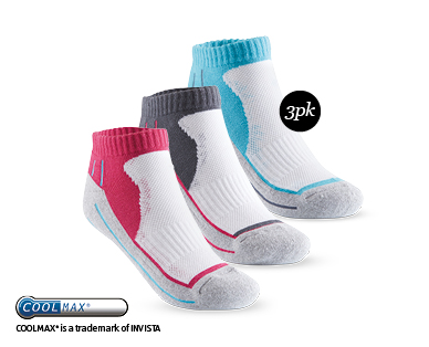 LADIES FITNESS SOCK 3PK