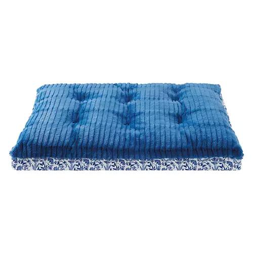 33" x 20" Orthopedic Pet Bed - Navy Florals