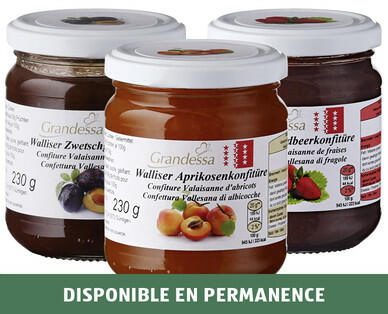 GRANDESSA 
 CONFITURES VALAISANNES