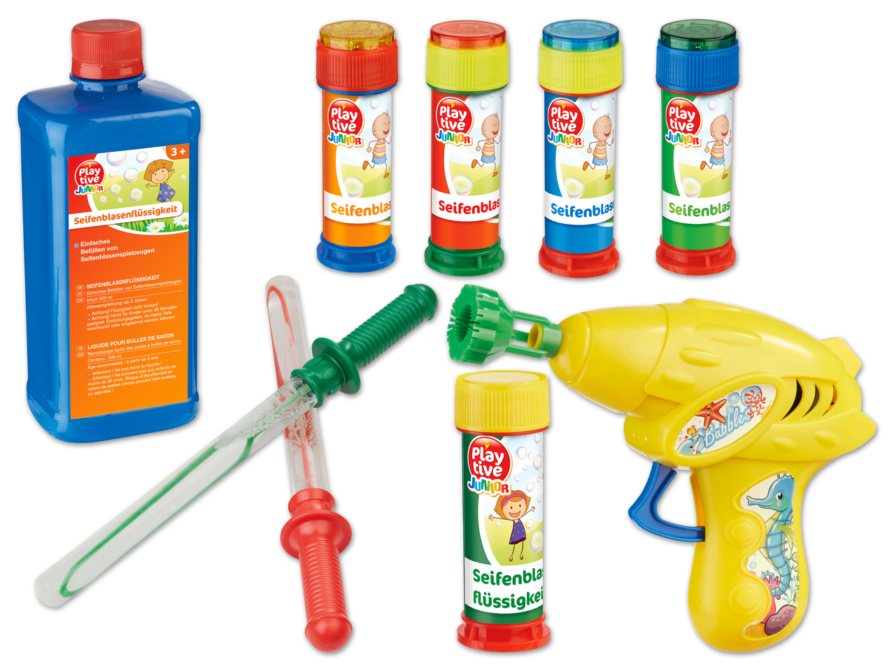 PLAYTIVE JUNIOR(R) Seifenblasen-Sortiment