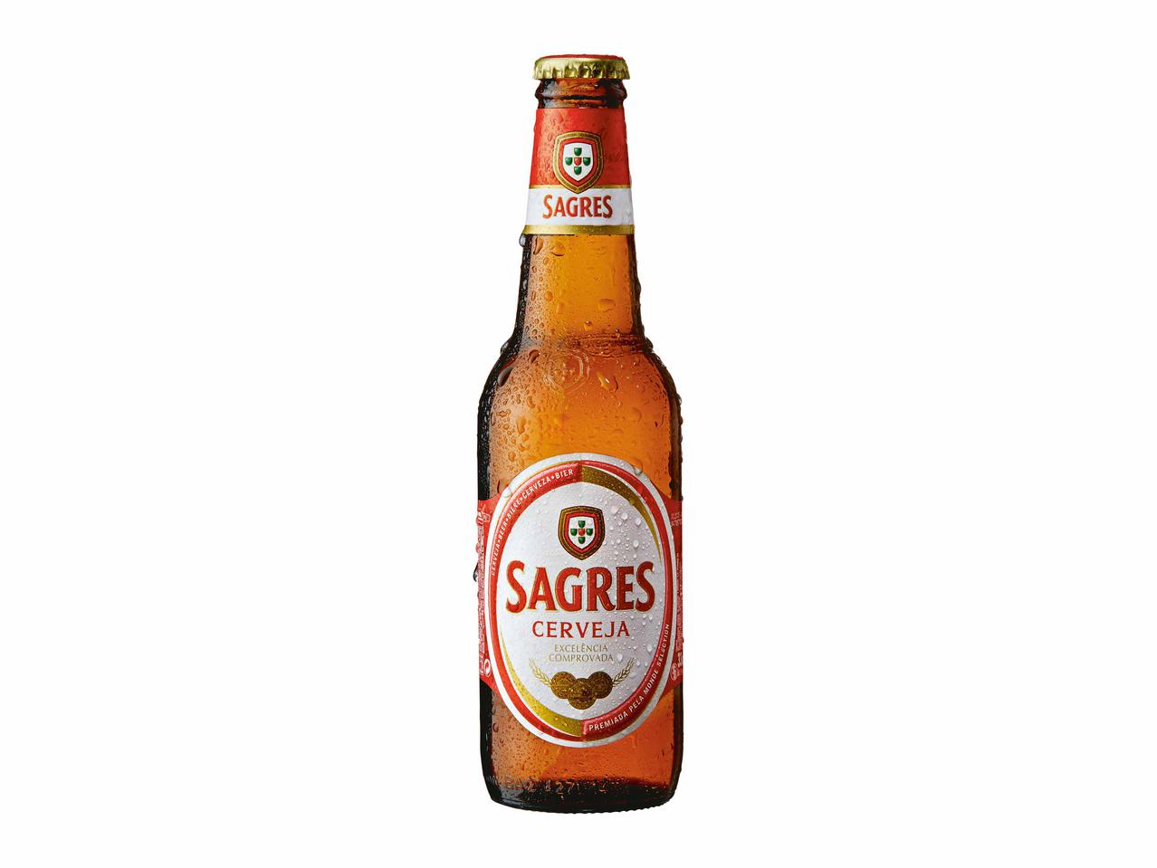 Sagres Bier 24er-Pack