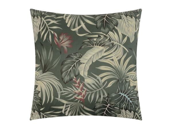 Livarno Home Outdoor Cushion - Patterned/Green