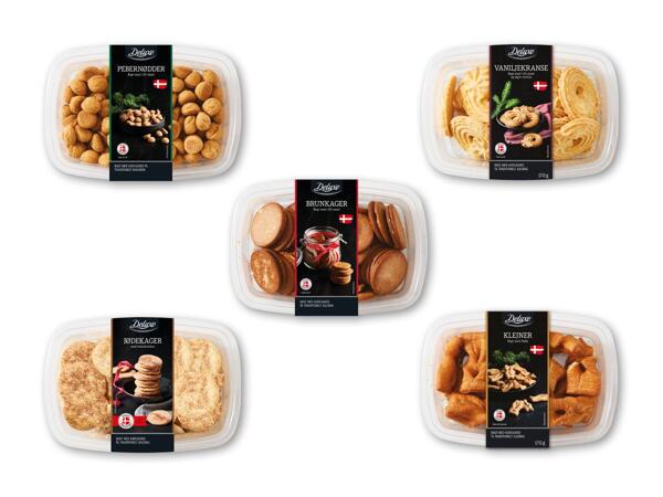 DELUXE Pebernødder, brunkager, jødekager, vaniljekranse eller klejner