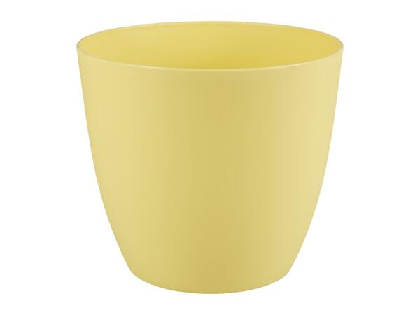 Parkside 18cm Plant Pot - Yellow