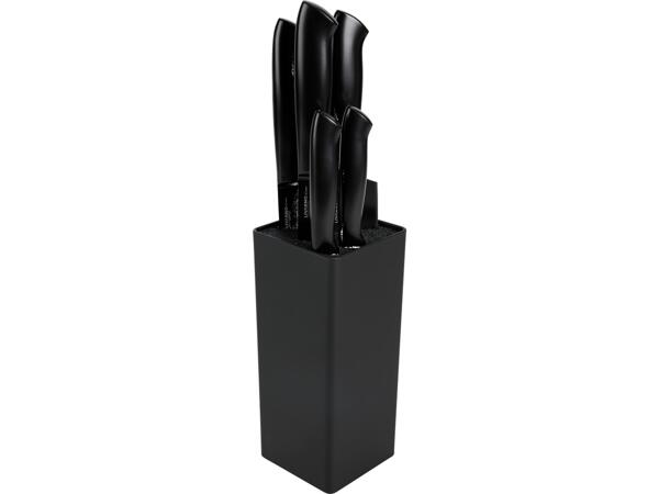 Knife block, 6 pieces