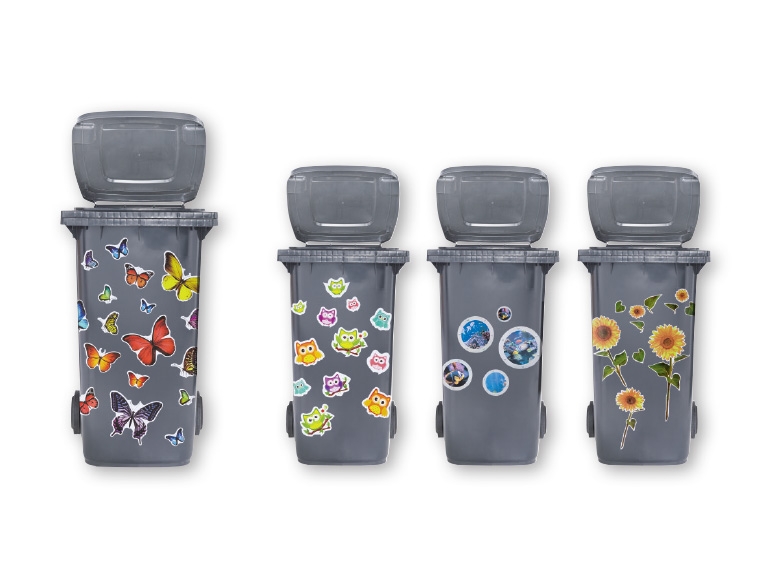MELINERA(R) Decorative Dustbin Stickers