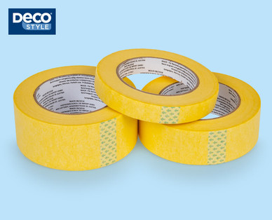 DECO STYLE Maler-Krepp-Abdeckband, 3-teilig