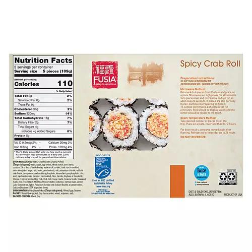 Spicy Crab Roll, 11.5 oz