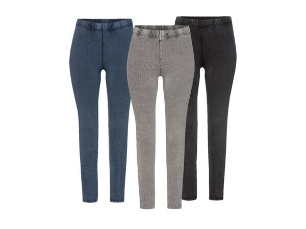 Leggings i jeansdesign