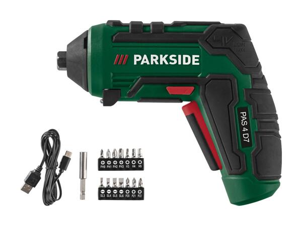 PARKSIDE(R) Batteridreven skruetrækker 4 V
