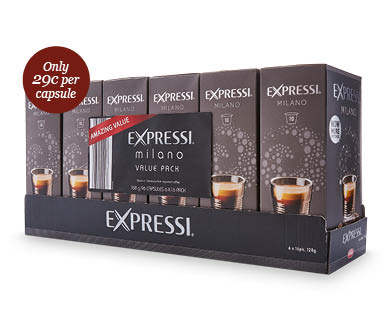 Expressi Capsule Value Packs 6 x 16pk - Milano