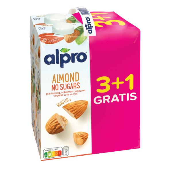 Alpro amandeldrink, 4 st.