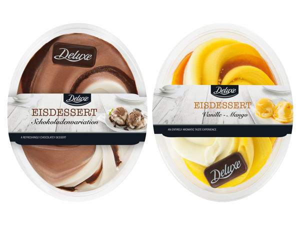 DELUXE Gestrudeltes Eisdessert