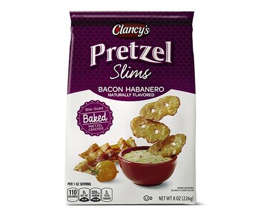 Clancy's 
 Garlic Parmesan or Bacon Habanero Pretzel Slims