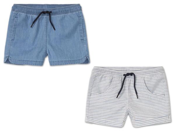 Kleinkinder Shorts, 2 Stück