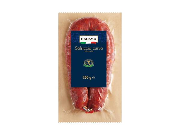 Salsiccia curva piquante