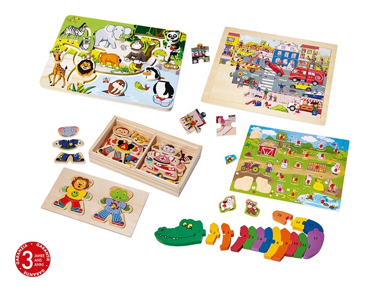 Jouets d'apprentissage en bois