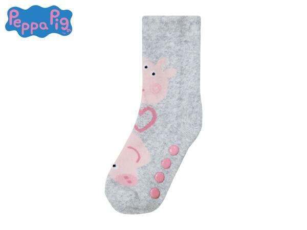 Peppa Pig Kids' Character Thermal Socks - 2 Pairs