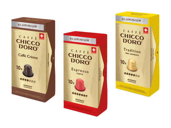 Capsule di caffè in alluminio Chicco d'Oro