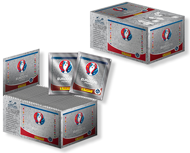 PANINI / UEFA EURO 2016TM Box mit 100 Päckli