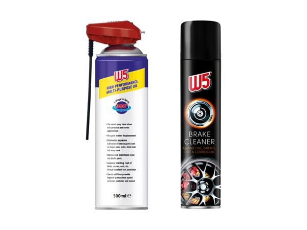 W5 Multioliespray eller bremserengøring