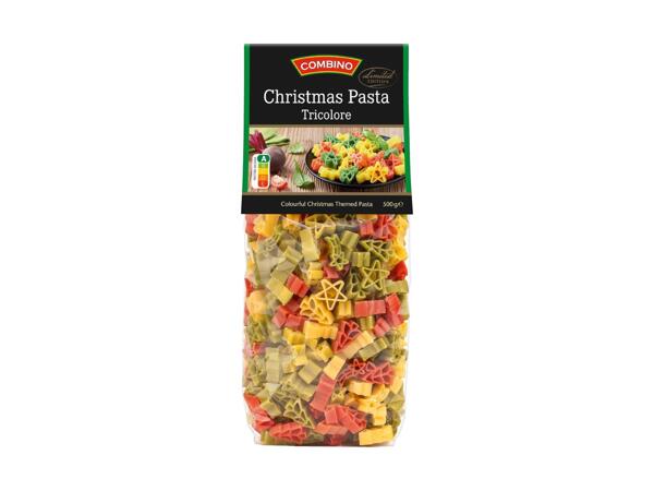 Pâtes de Noël tricolores