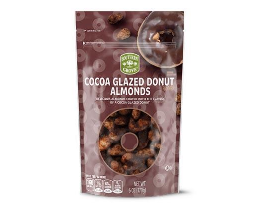 Southern Grove Glazed Almonds Cocoa Glazed or Glazed Donut