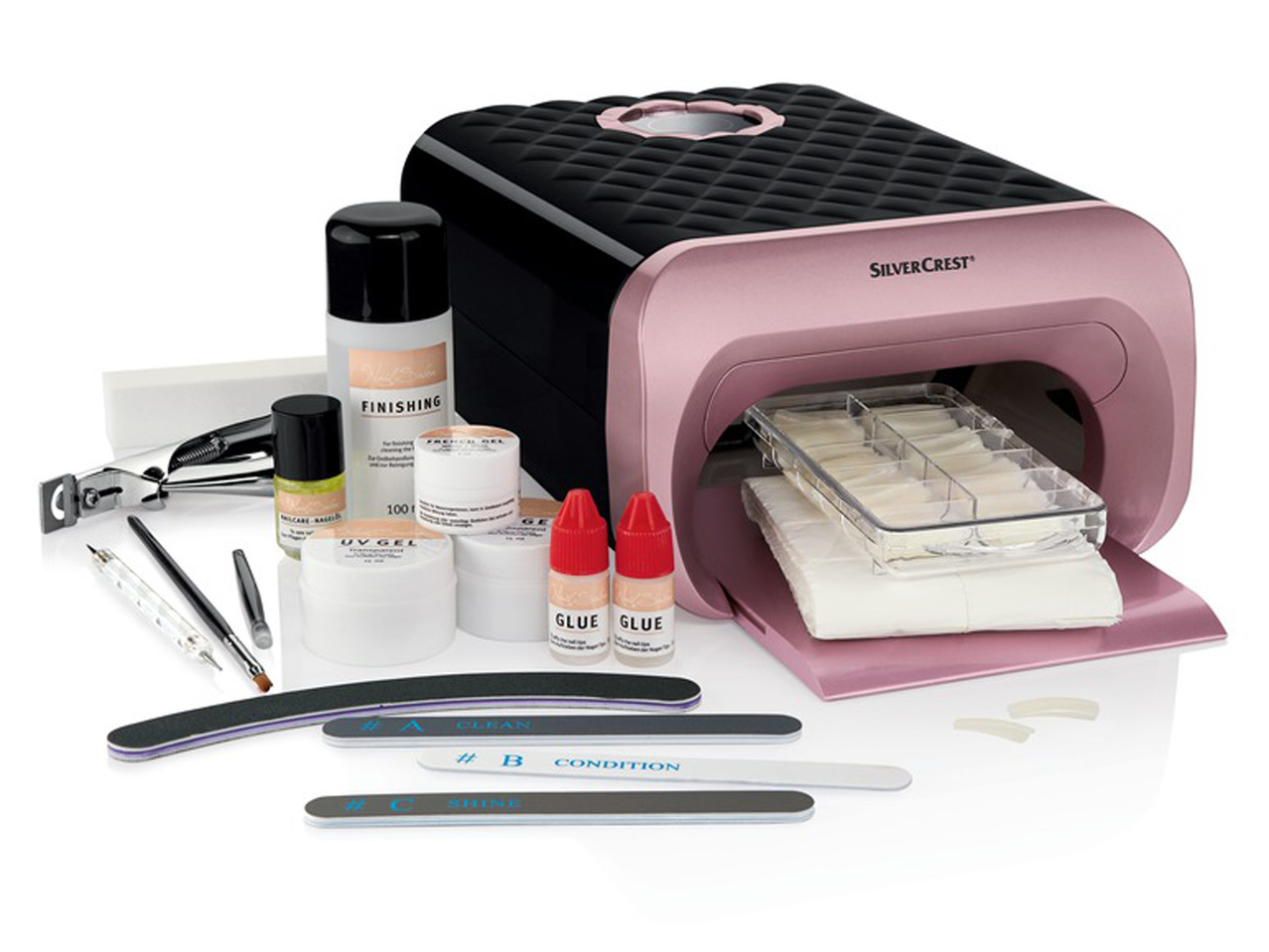 SILVERCREST PERSONAL CARE UV Nail Studio Set