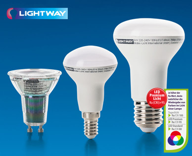 LIGHTWAY LED-Reflektor, dimmbar