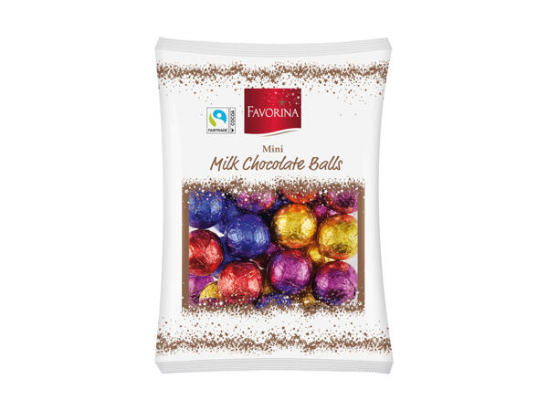 Boules en chocolat