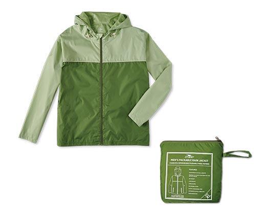 Crane Men's or Ladies Packable Rain Jacket